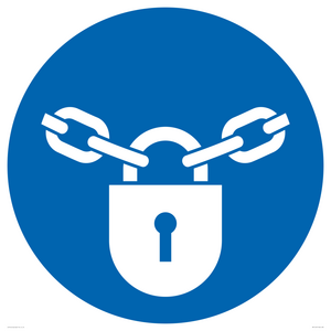 Mandatory: Keep locked